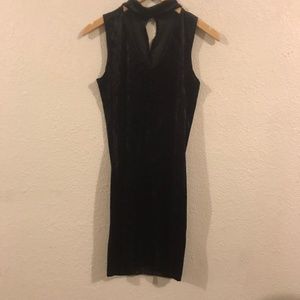 Velvet Key Hole Dress